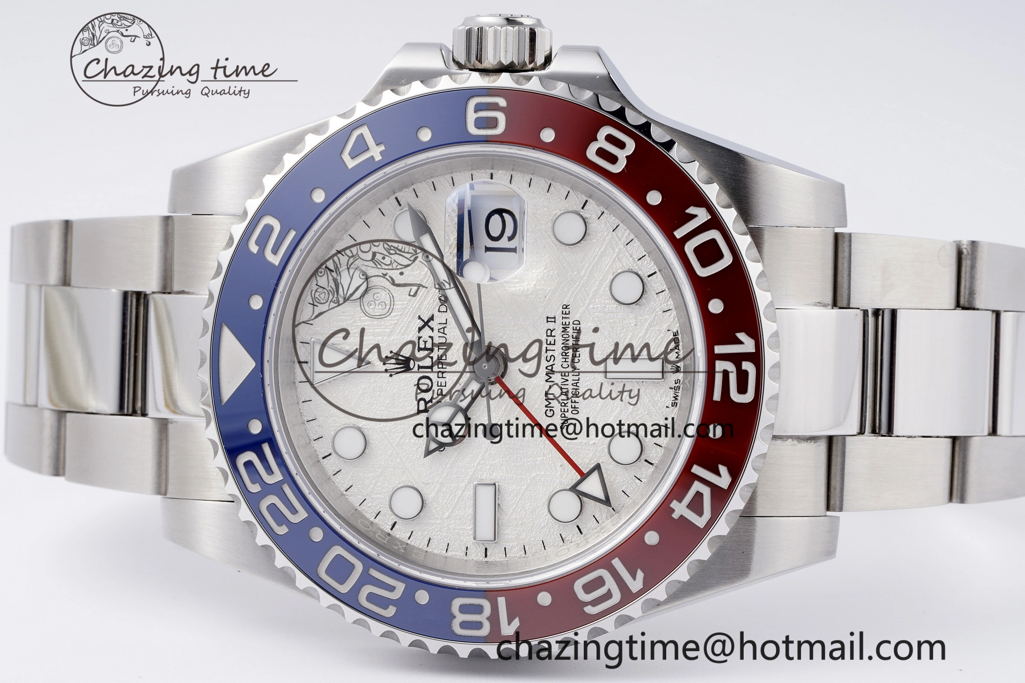 GMT Master II 116719 BLRO 904L SS APF 1:1 Best Edition Meteorite Dial on Oyster Bracelet VR3186 CHS EasyCare 2030