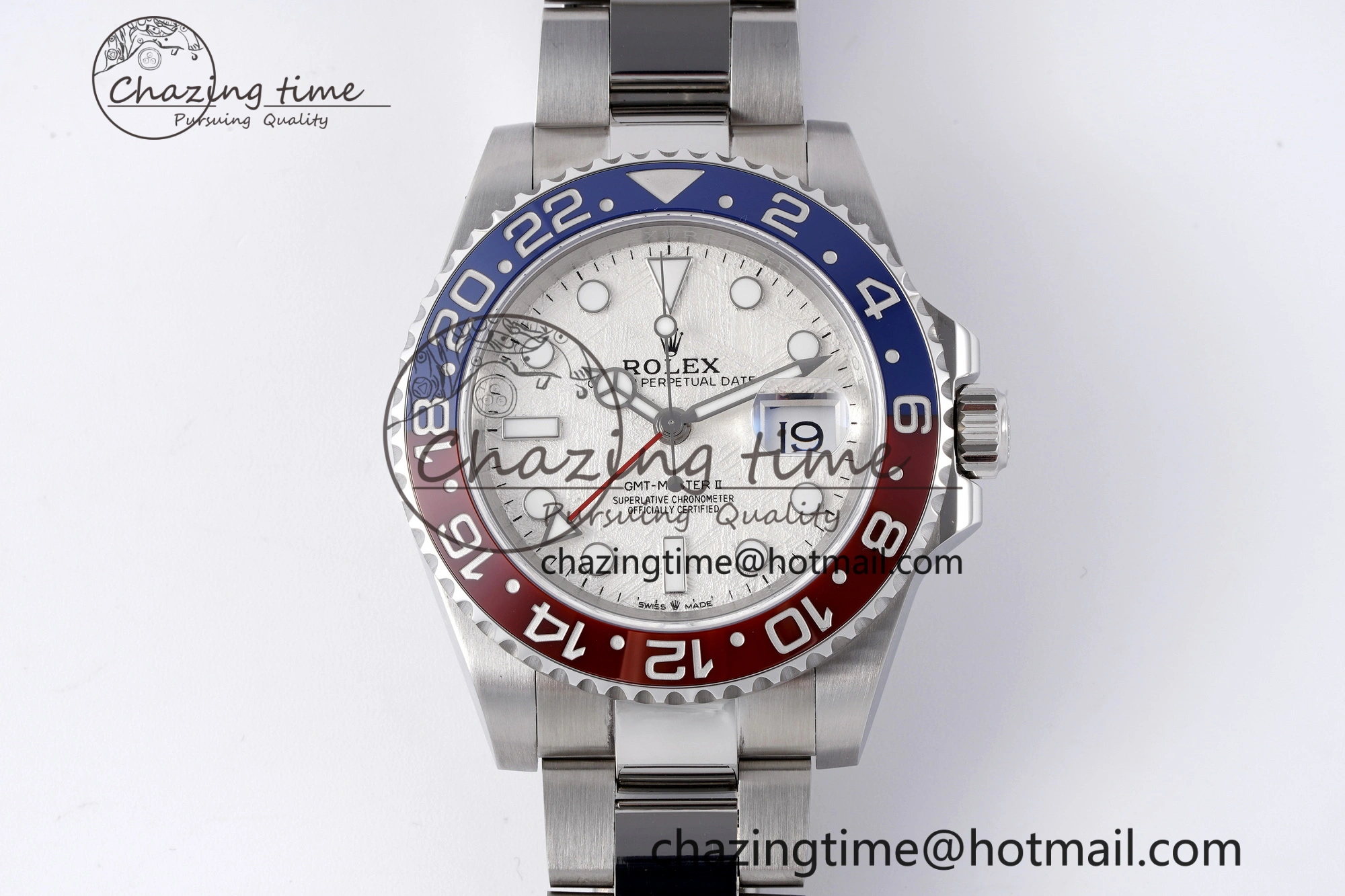 GMT Master II 116719 BLRO 904L SS APF 1:1 Best Edition Meteorite Dial on Oyster Bracelet VR3186 CHS EasyCare 2030