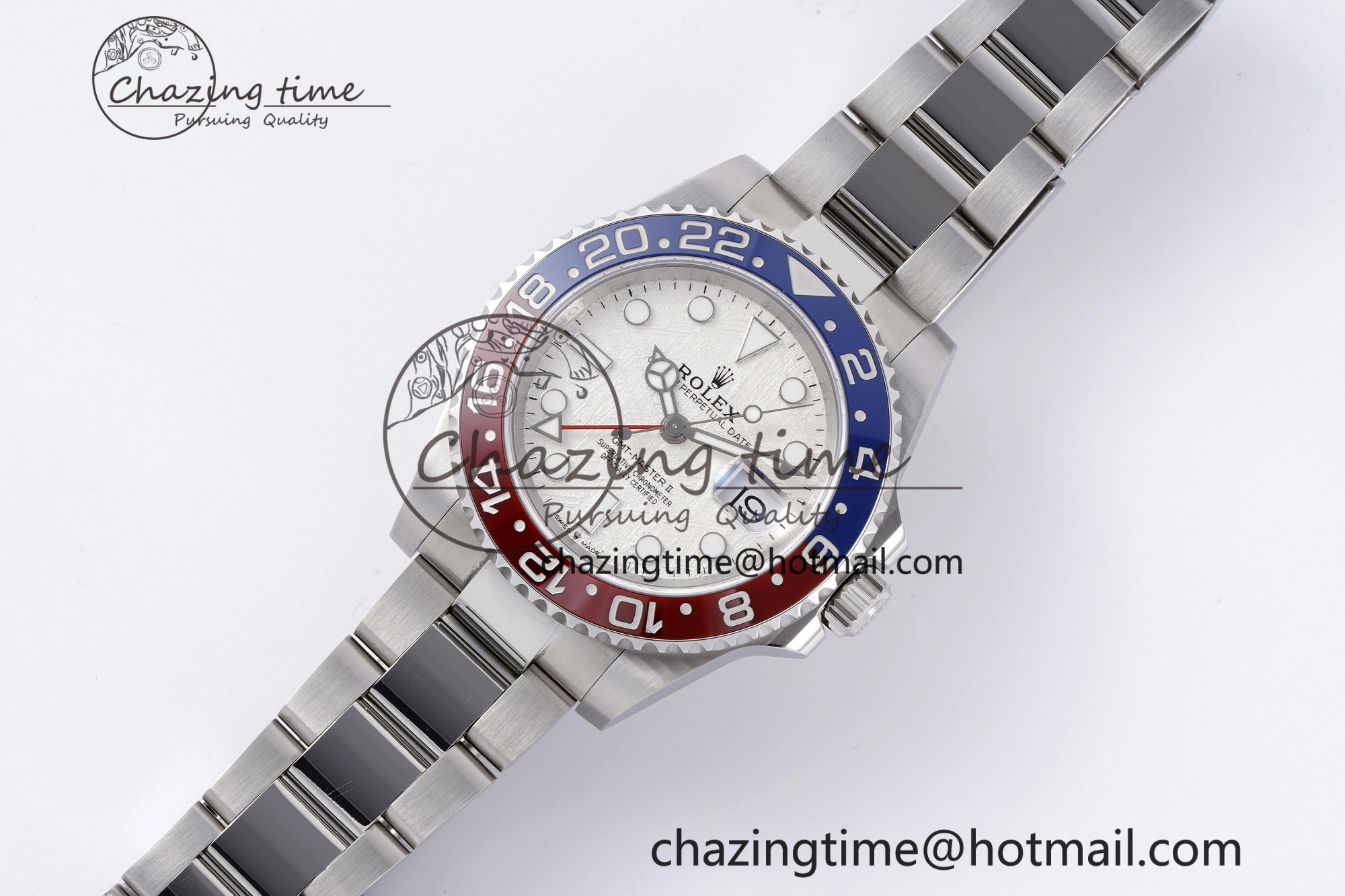 GMT Master II 116719 BLRO 904L SS APF 1:1 Best Edition Meteorite Dial on Oyster Bracelet VR3186 CHS EasyCare 2030
