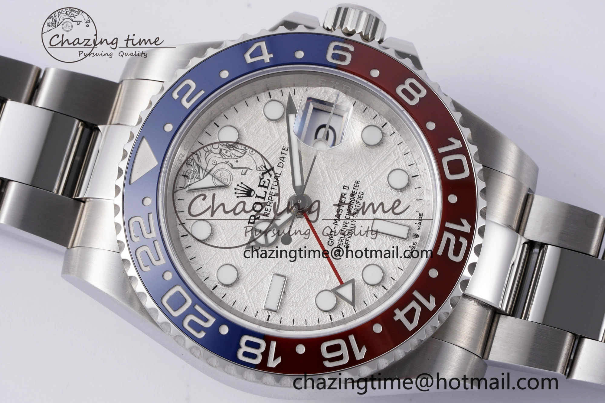 GMT Master II 116719 BLRO 904L SS APF 1:1 Best Edition Meteorite Dial on Oyster Bracelet VR3186 CHS EasyCare 2030