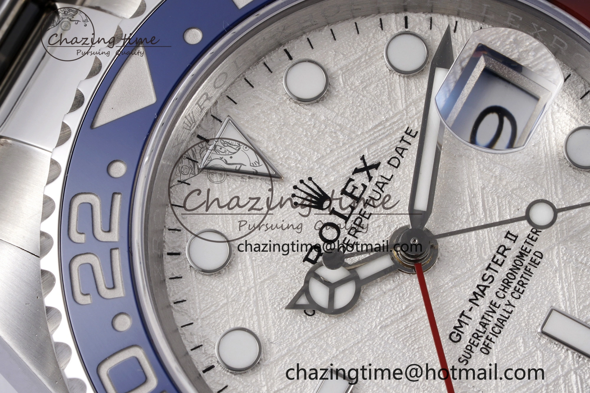 GMT Master II 116719 BLRO 904L SS APF 1:1 Best Edition Meteorite Dial on Oyster Bracelet VR3186 CHS EasyCare 2030
