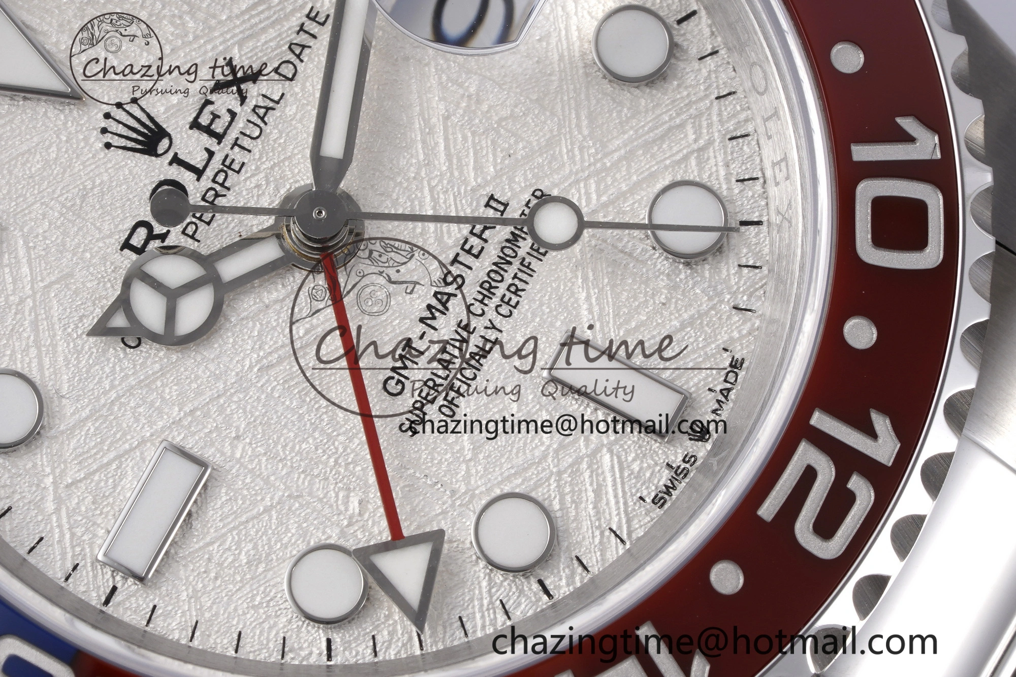 GMT Master II 116719 BLRO 904L SS APF 1:1 Best Edition Meteorite Dial on Oyster Bracelet VR3186 CHS EasyCare 2030