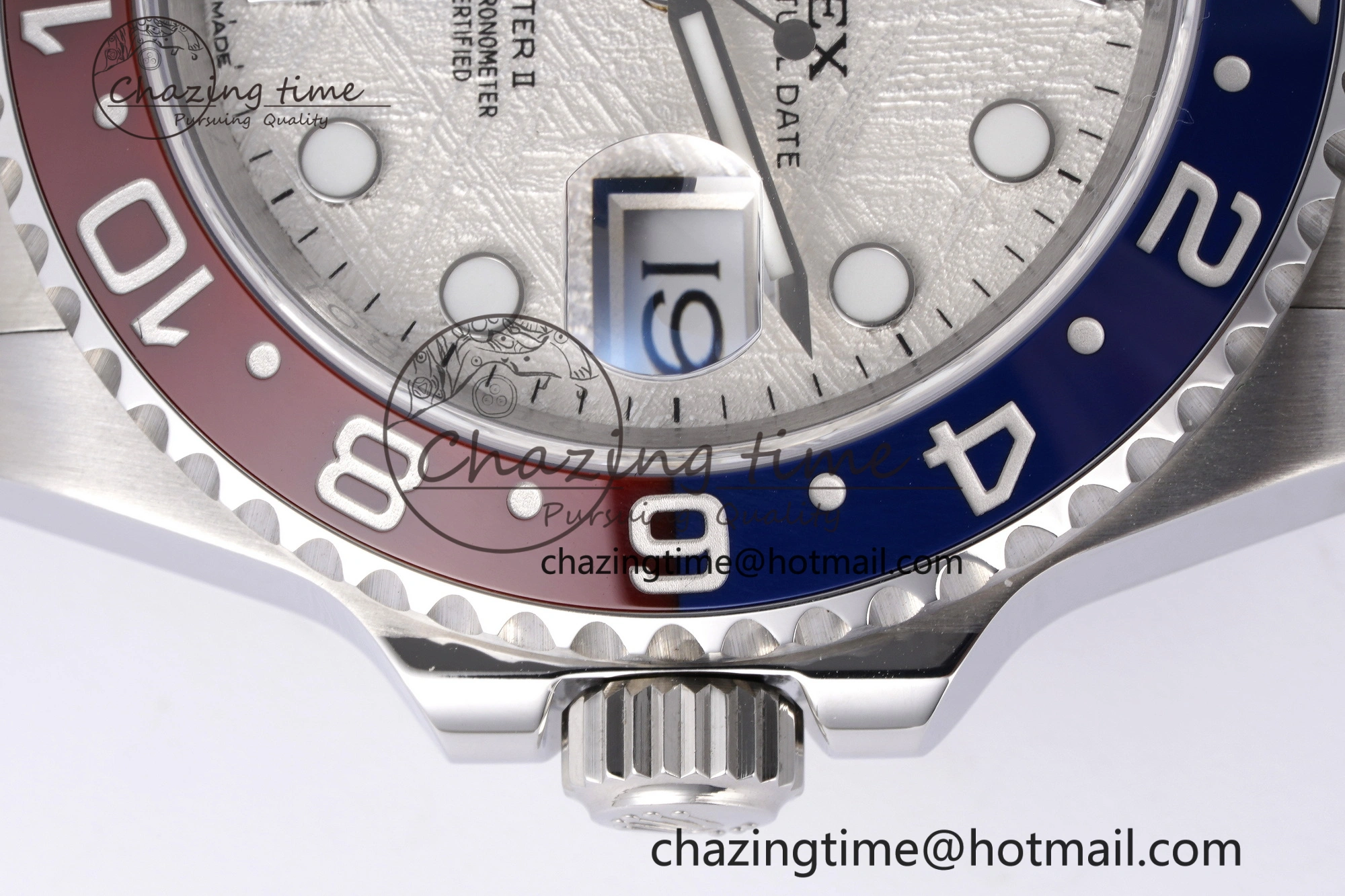 GMT Master II 116719 BLRO 904L SS APF 1:1 Best Edition Meteorite Dial on Oyster Bracelet VR3186 CHS EasyCare 2030