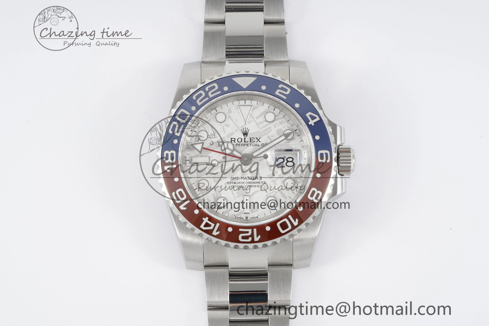 ComfortFit GMT Master II 116719 BLRO 904L SS APF 1:1 Best Edition Meteorite Dial on Oyster Bracelet VR3186 CHS 2044