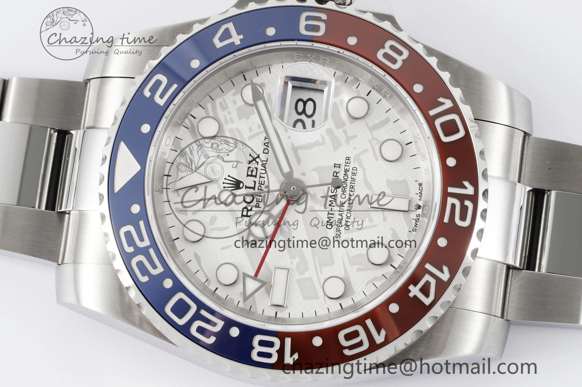 ComfortFit GMT Master II 116719 BLRO 904L SS APF 1:1 Best Edition Meteorite Dial on Oyster Bracelet VR3186 CHS 2044