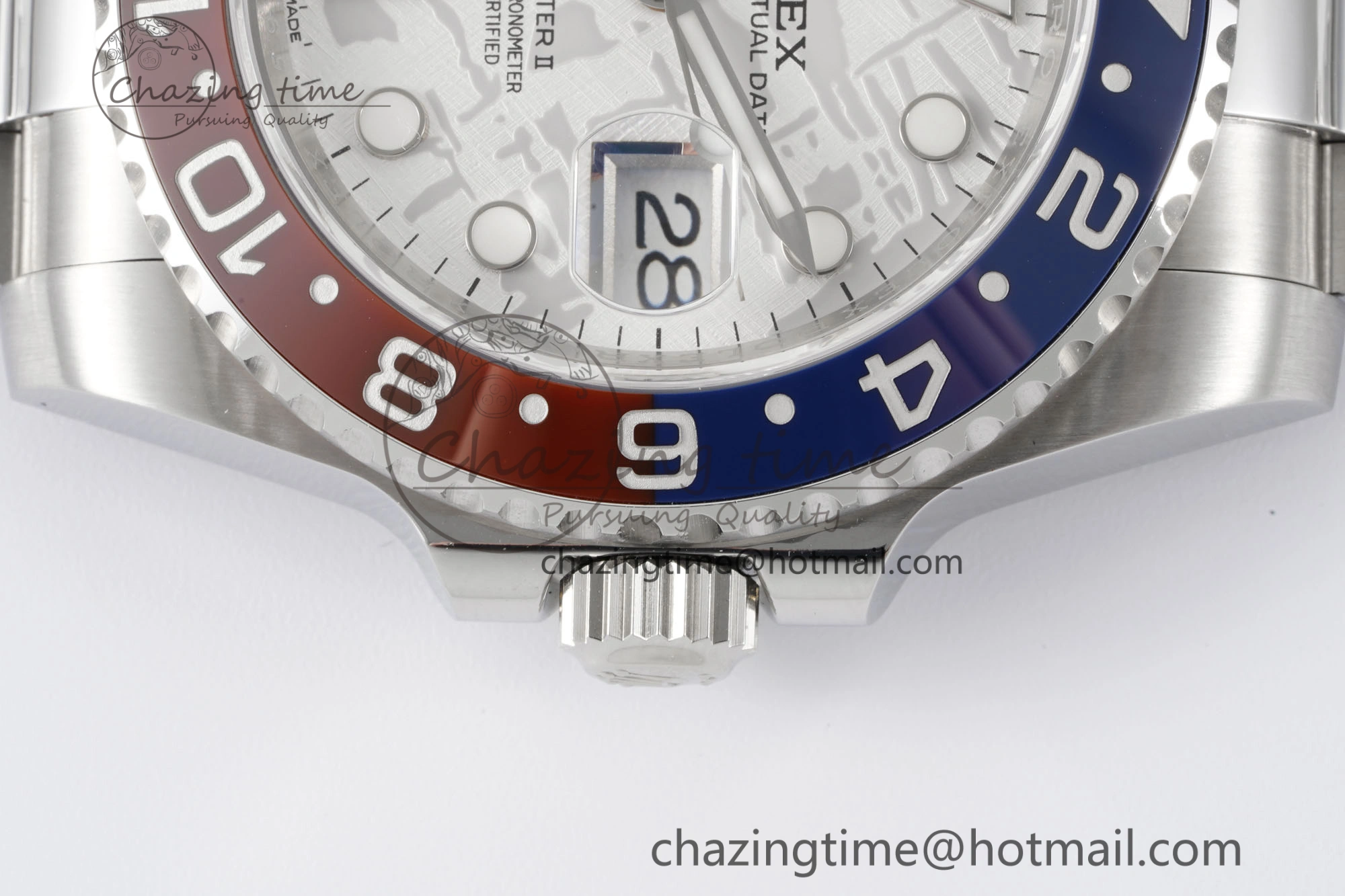 ComfortFit GMT Master II 116719 BLRO 904L SS APF 1:1 Best Edition Meteorite Dial on Oyster Bracelet VR3186 CHS 2044