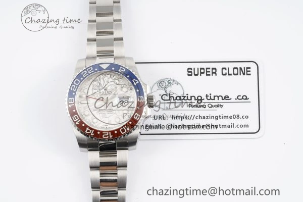ComfortFit GMT Master II 116719 BLRO 904L SS APF 1:1 Best Edition Meteorite Dial on Oyster Bracelet VR3186 CHS 2044