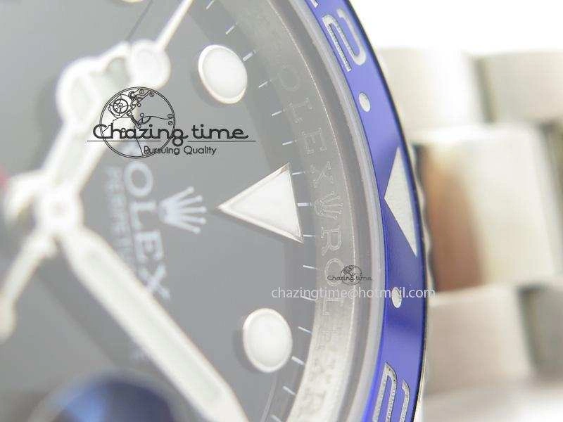 WaterResistant GMT-Master II 116719 BLRO Black Dial On SS Bracelet A2836 Bp Maker 4019