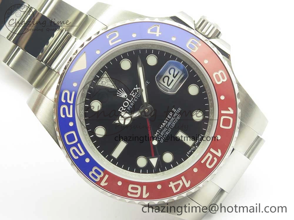 GMT Master II 116719 BLRO Ceramic DJF BestEdition Black Dial on Bracelet A SportInspired 3361
