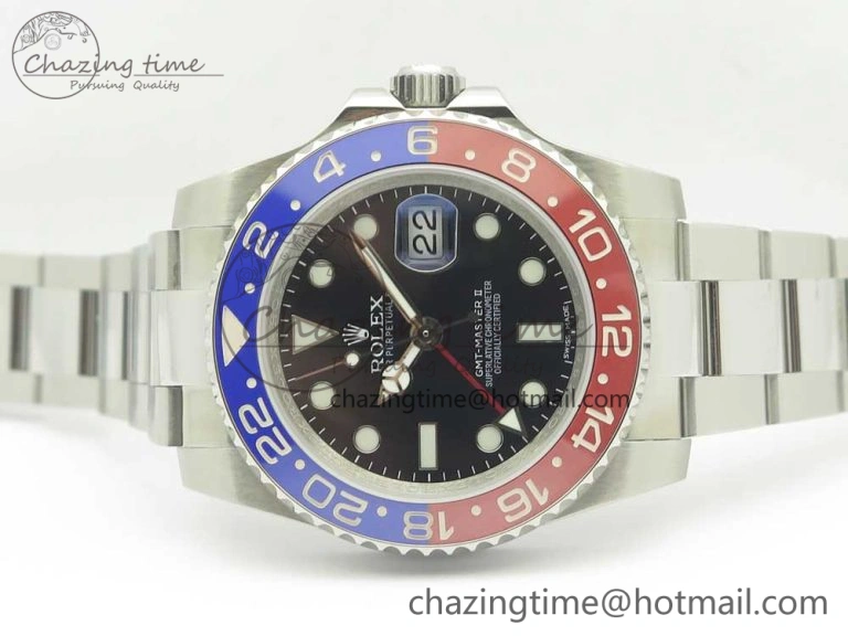 GMT Master II 116719 BLRO Ceramic DJF BestEdition Black Dial on Bracelet A SportInspired 3361
