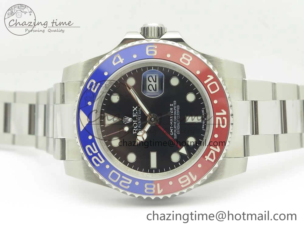 GMT Master II 116719 BLRO Ceramic DJF BestEdition Black Dial on Bracelet A SportInspired 3361