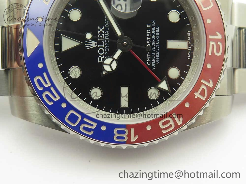 GMT Master II 116719 BLRO Ceramic DJF BestEdition Black Dial on Bracelet A SportInspired 3361