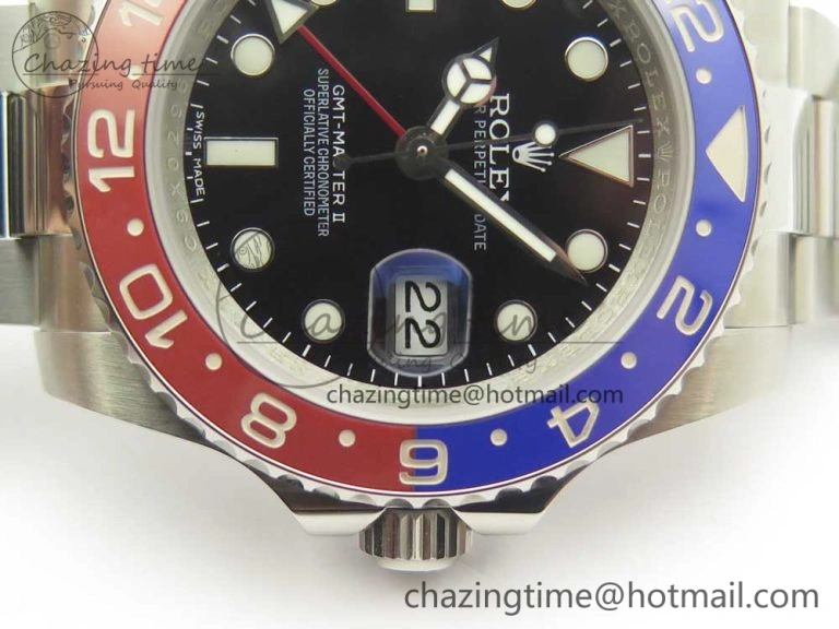 GMT Master II 116719 BLRO Ceramic DJF BestEdition Black Dial on Bracelet A SportInspired 3361