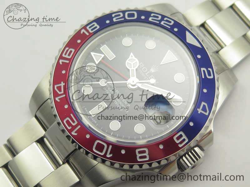 GMT Master II 116719 BLRO GMF 904L Steel Edition Blue Dial on Bracelet A SunProtective 3385
