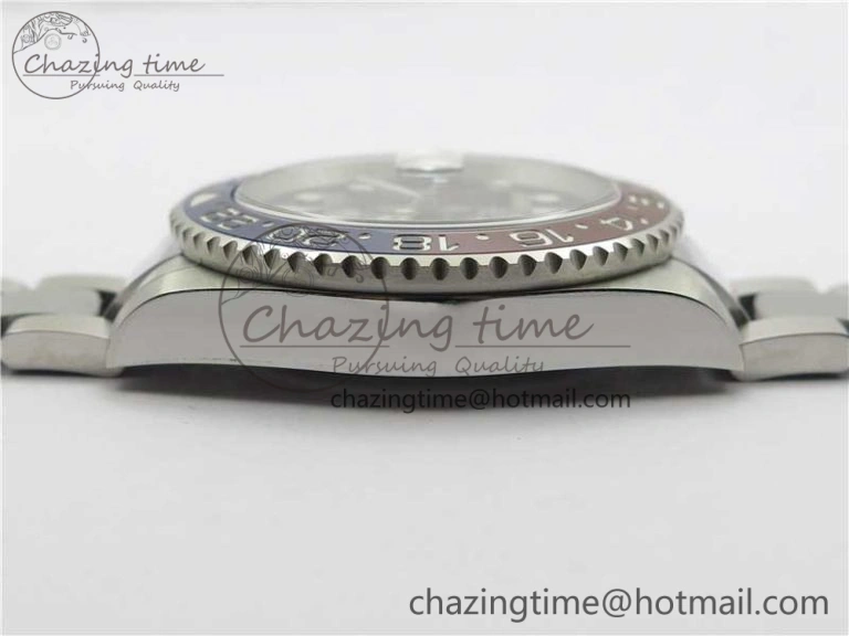 GMT-Master II 116719 BLRO Red Blue Ceramic 904L 1:1 Noob Best Edition Black Dial SA3186 V11 CHS Compact 2872