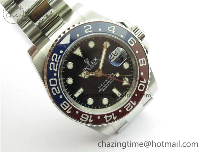 GMT-Master II 116719 BLRO Red Blue Ceramic 904L 1:1 Noob Best Edition Black Dial SA3186 V11 CHS Compact 2872