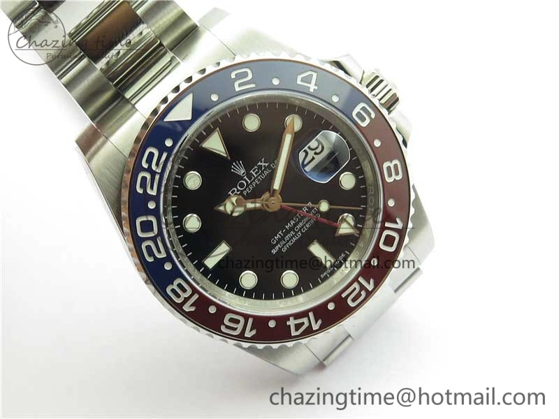 GMT-Master II 116719 BLRO Red Blue Ceramic 904L 1:1 Noob Best Edition Black Dial SA3186 V11 CHS Compact 2872