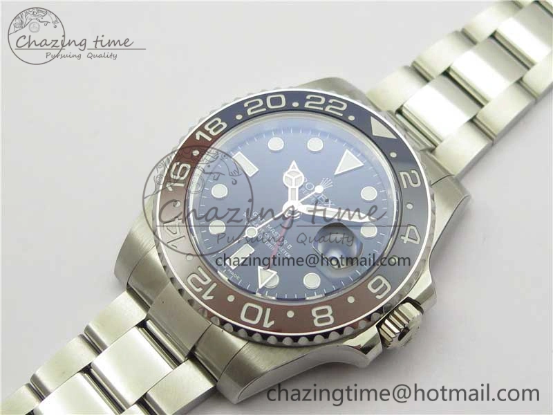 GMT-Master II 116719 BLRO Red Blue Ceramic 904L 1:1 Noob Best Edition Black Dial SA3186 V11 CHS Compact 2872