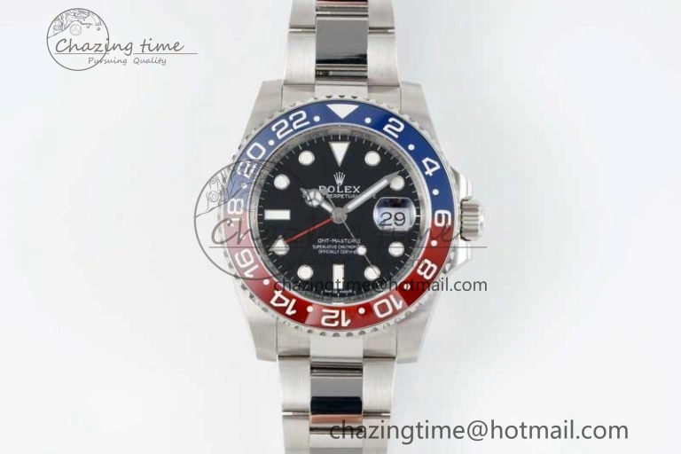 GMT-Master II 116719 BLRO Red Blue Ceramic 904L Steel APSF 1:1 Best Edition Black Dial VR3186 CHS StreetReady 2379