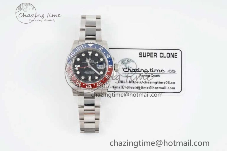 GMT-Master II 116719 BLRO Red Blue Ceramic 904L Steel APSF 1:1 Best Edition Black Dial VR3186 CHS StreetReady 2379
