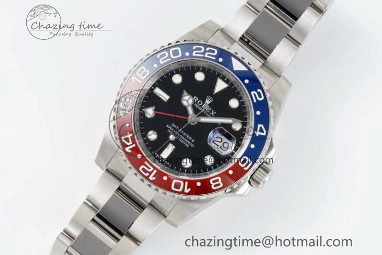 GMT-Master II 116719 BLRO Red Blue Ceramic 904L Steel APSF 1:1 Best Edition Black Dial VR3186 CHS StreetReady 2379