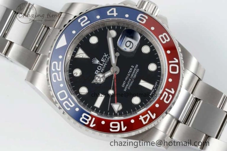 GMT-Master II 116719 BLRO Red Blue Ceramic 904L Steel APSF 1:1 Best Edition Black Dial VR3186 CHS StreetReady 2379