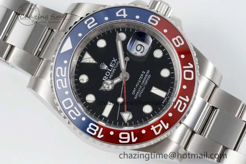 GMT-Master II 116719 BLRO Red Blue Ceramic 904L Steel APSF 1:1 Best Edition Black Dial VR3186 CHS StreetReady 2379