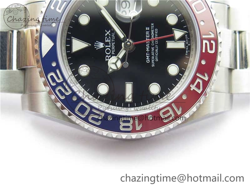 Resilient GMT-Master II 116719 BLRO Red Blue Ceramic 904L Steel VRF 1:1 Best Edition SA3186 CHS MAX Version 2795