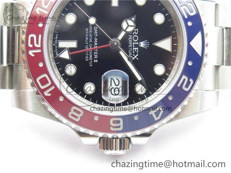Resilient GMT-Master II 116719 BLRO Red Blue Ceramic 904L Steel VRF 1:1 Best Edition SA3186 CHS MAX Version 2795
