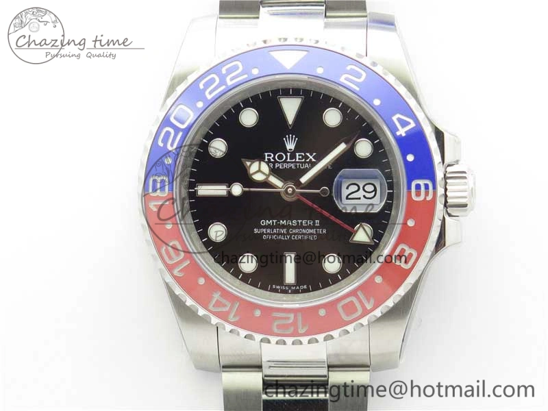 Efficient GMT-Master II 116719 BLRO Red Blue Ceramic 904L Steel VRF 1:1 Best Edition SA3186 CHS 3020