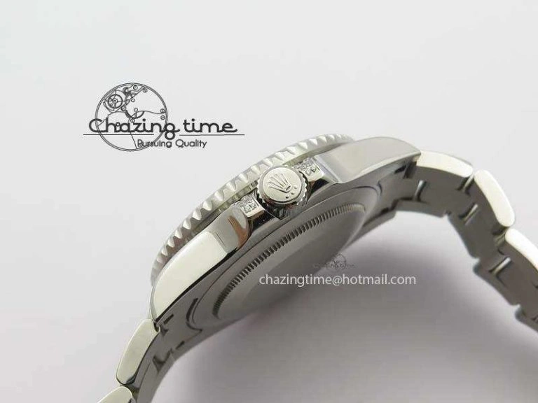 Breathable GMT-Master II 116759 SS Bp-Maker Black Ruby Crystal Diamond Dial On SS Bracelet A 3766