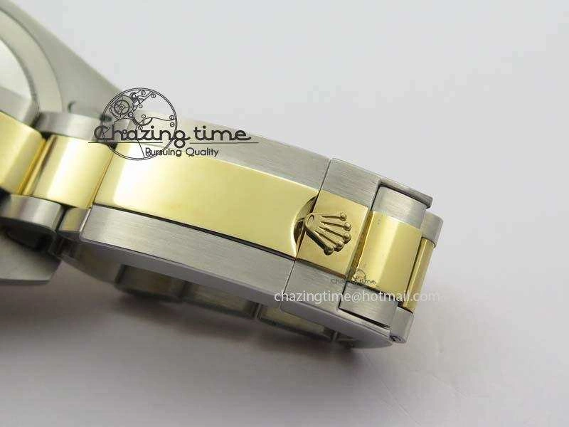 GMT-Master II 116759 SS YG Bp-Maker Blue Ruby Crystal Black Dial On SS YG Bracelet A Fashionable 3774