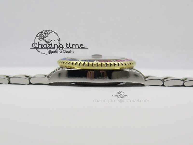 GMT-Master II 116759 SS YG Bp-Maker Blue Red Ruby Crystal Black Dial On SS YG Bracelet A Supportive 3771
