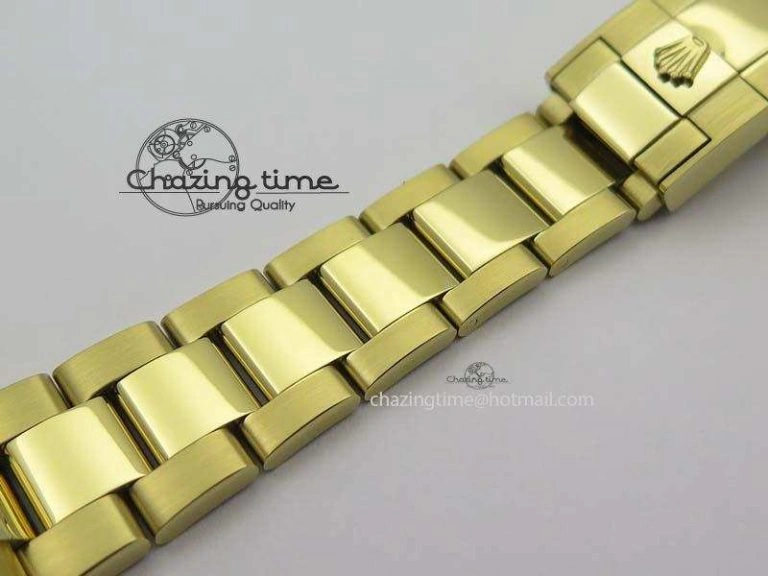 ComfortFit GMT-Master II 116759 YG Bp-Maker Blue Red Ruby Crystal Bezel Black Dial On YG Bracelet A 3776