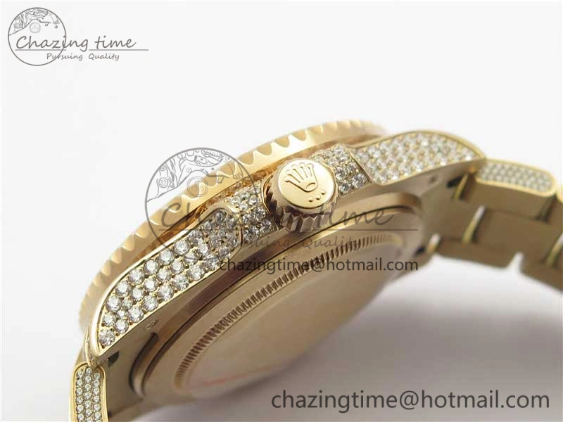 HighQuality GMT Master II 116769 BRIL Full Diamonds RG TWF Best Edition A 2991