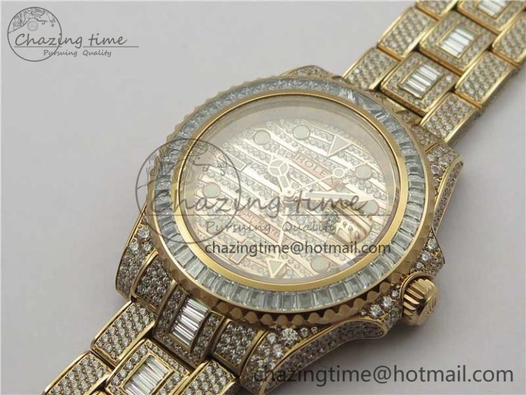 HighQuality GMT Master II 116769 BRIL Full Diamonds RG TWF Best Edition A 2991