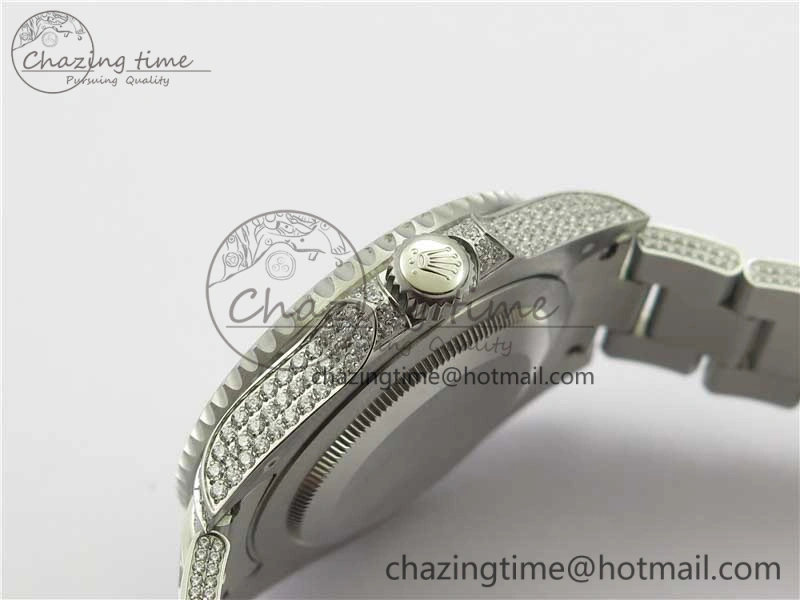 Minimalist GMT Master II 116769 BRIL Full Diamonds Watch TWF Best Edition A 2992