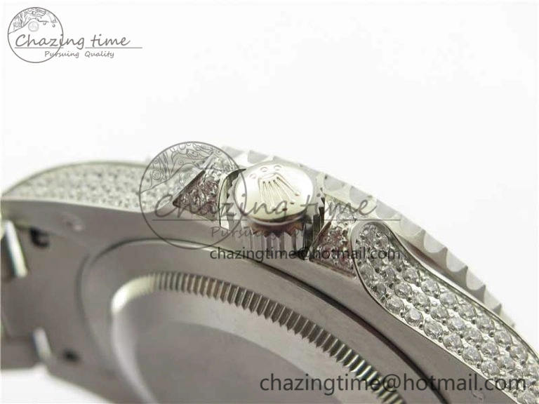 Minimalist GMT Master II 116769 BRIL Full Diamonds Watch TWF Best Edition A 2992