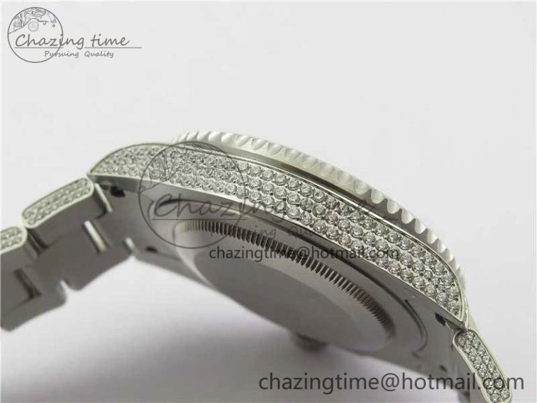 Minimalist GMT Master II 116769 BRIL Full Diamonds Watch TWF Best Edition A 2992