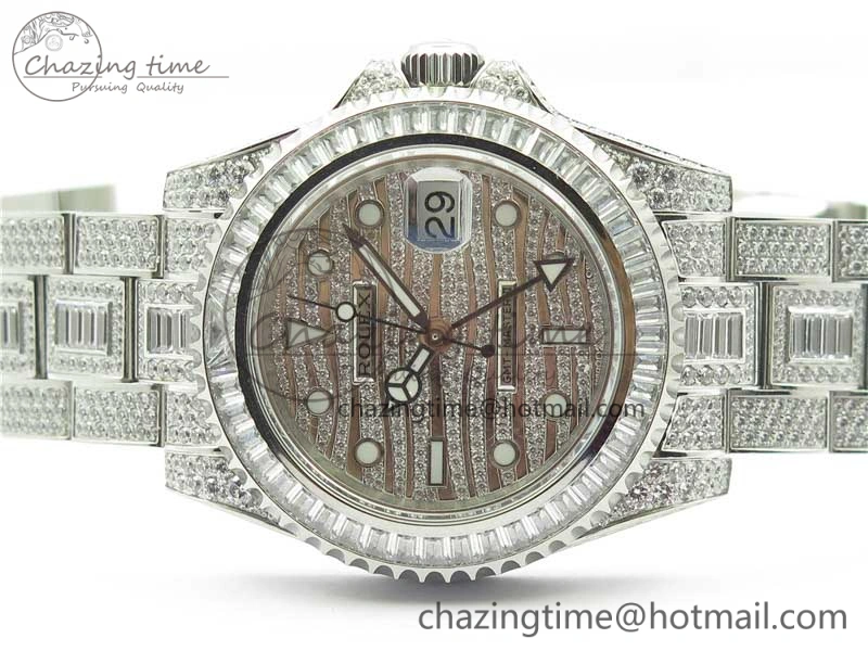 Minimalist GMT Master II 116769 BRIL Full Diamonds Watch TWF Best Edition A 2992