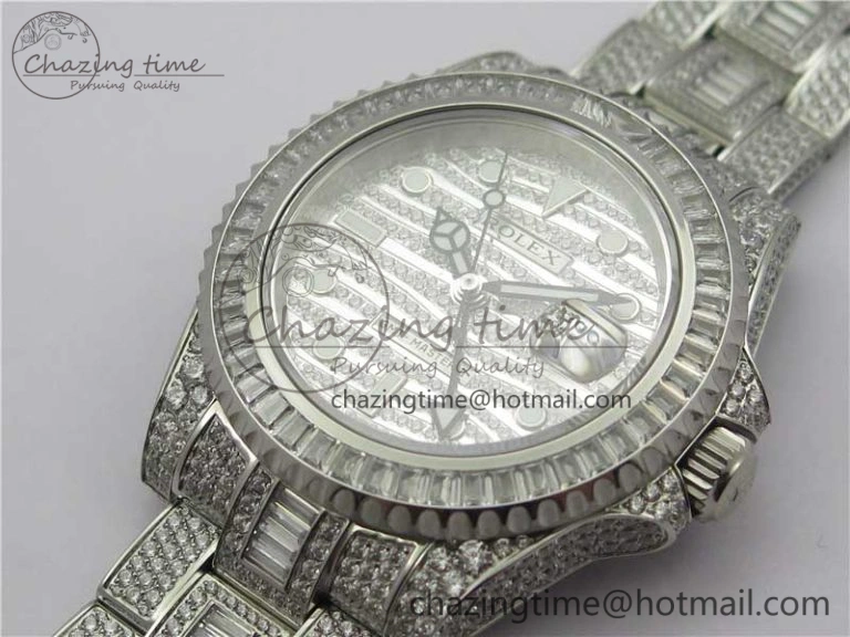 Minimalist GMT Master II 116769 BRIL Full Diamonds Watch TWF Best Edition A 2992