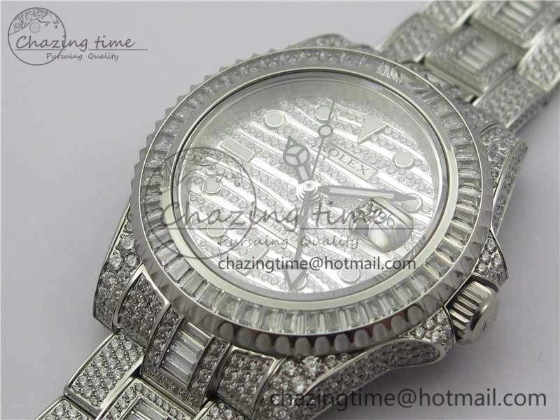 Minimalist GMT Master II 116769 BRIL Full Diamonds Watch TWF Best Edition A 2992