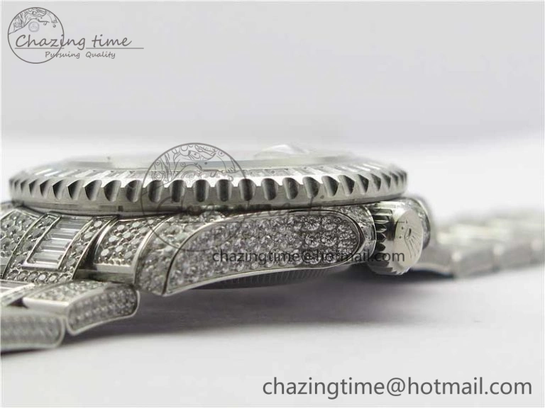 Minimalist GMT Master II 116769 BRIL Full Diamonds Watch TWF Best Edition A 2992