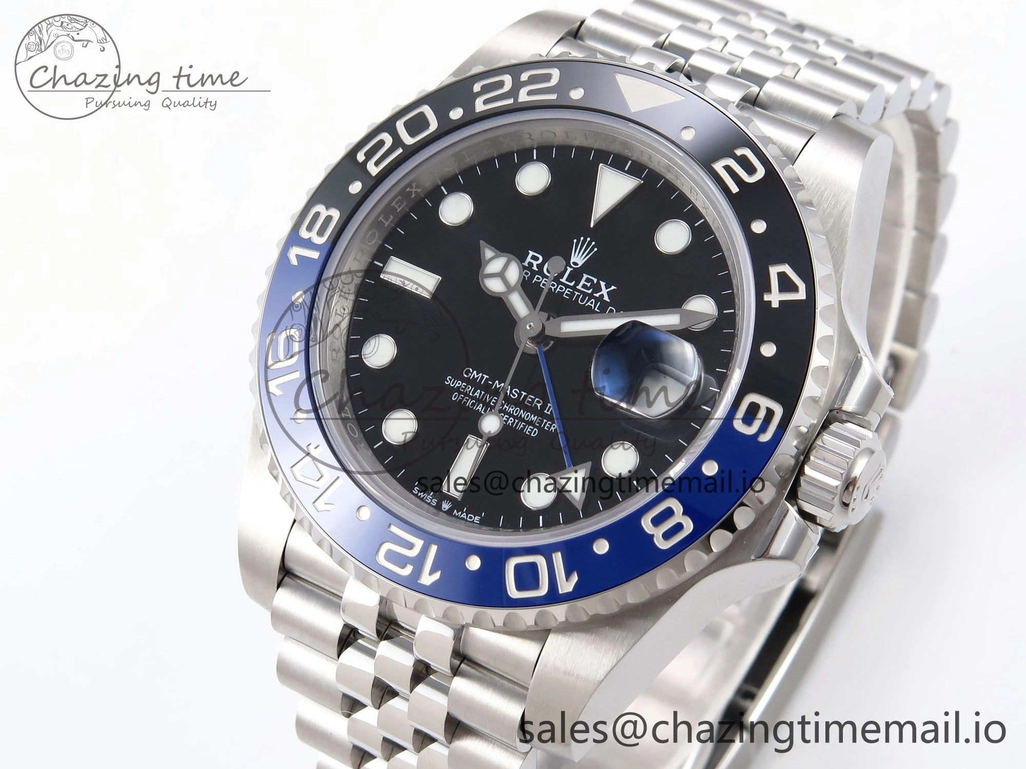 Chic GMT-Master II 126710 BLNR 904L EF 1:1 Best Edition on Jubilee Bracelet SH3285 CHS 1022