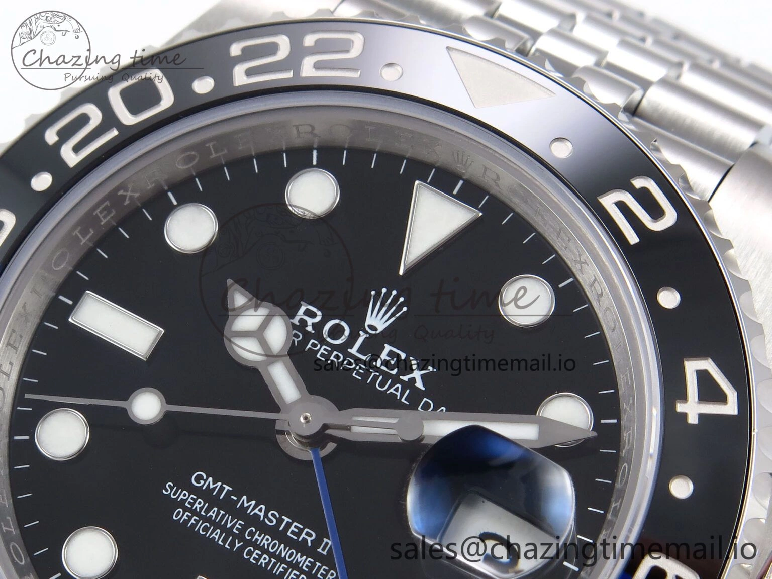 Chic GMT-Master II 126710 BLNR 904L EF 1:1 Best Edition on Jubilee Bracelet SH3285 CHS 1022