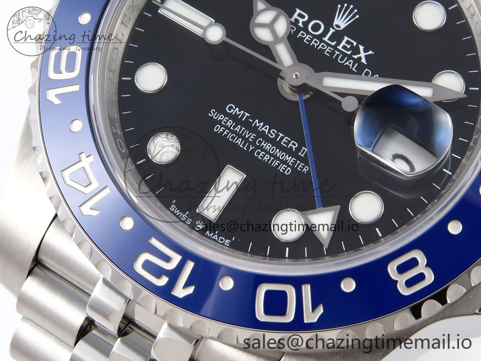 Chic GMT-Master II 126710 BLNR 904L EF 1:1 Best Edition on Jubilee Bracelet SH3285 CHS 1022