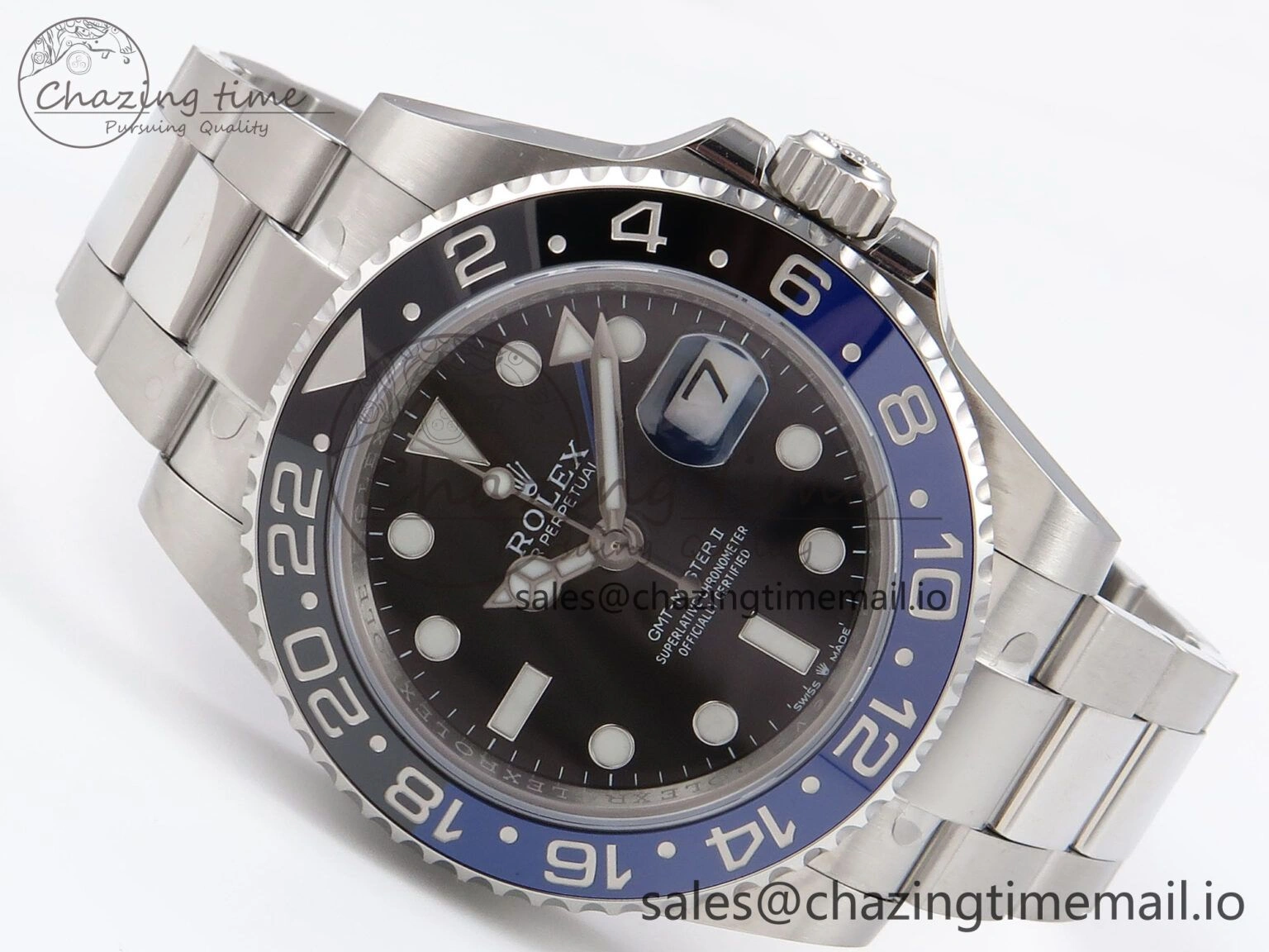 TechFriendly GMT-Master II 126710 BLNR 904L EF 1:1 Best Edition on Oyster Bracelet SH3285 CHS 1017
