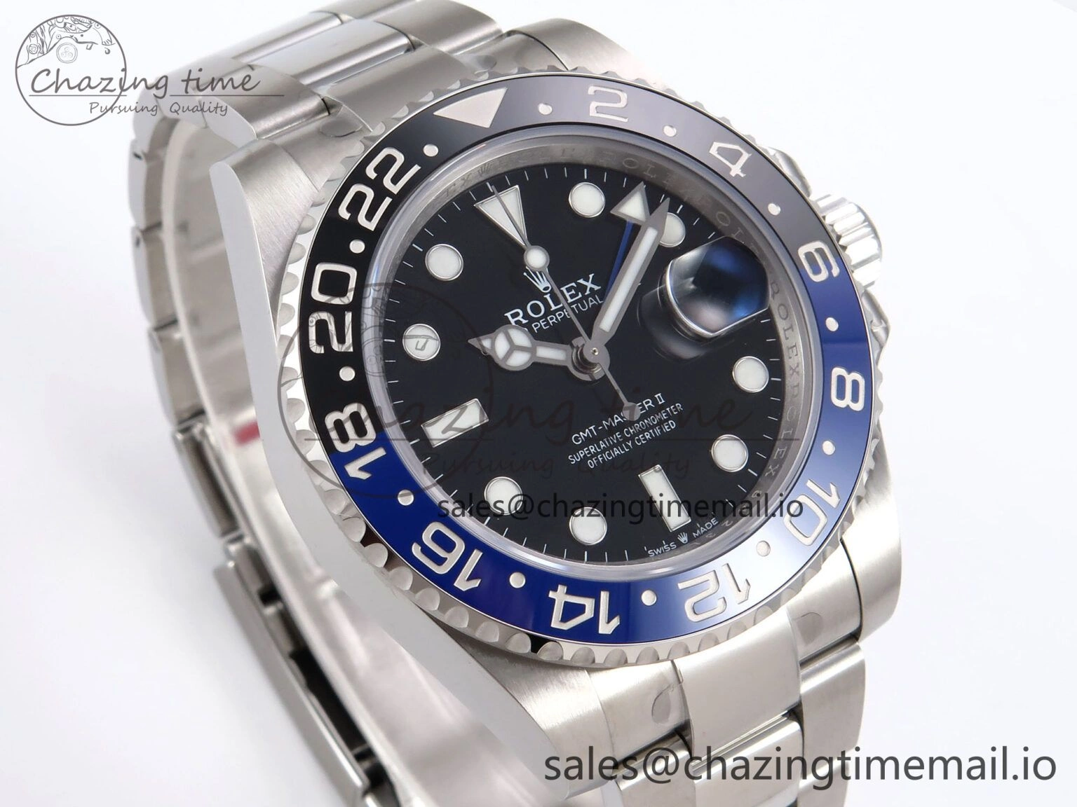 TechFriendly GMT-Master II 126710 BLNR 904L EF 1:1 Best Edition on Oyster Bracelet SH3285 CHS 1017