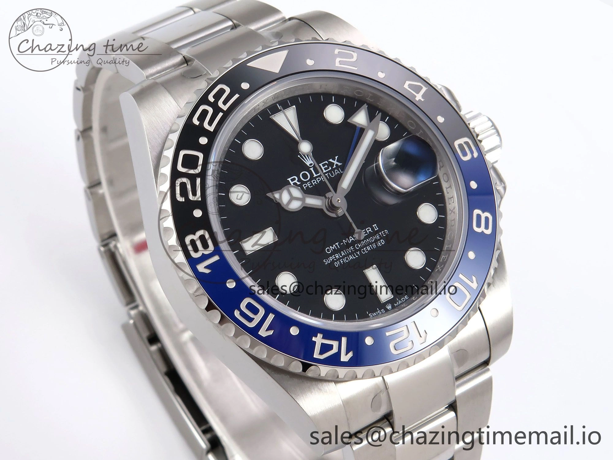 TechFriendly GMT-Master II 126710 BLNR 904L EF 1:1 Best Edition on Oyster Bracelet SH3285 CHS 1017