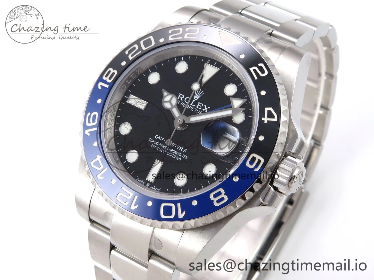 TechFriendly GMT-Master II 126710 BLNR 904L EF 1:1 Best Edition on Oyster Bracelet SH3285 CHS 1017